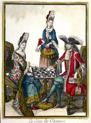 Le Jeu de Dames（ゲームオブドラフツ）、17世紀末18世紀初頭